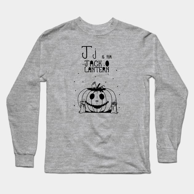 Punk Witch Jack O Lantern Shirt Long Sleeve T-Shirt by prettyinpunk